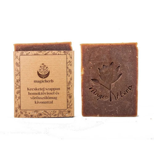 Kecsketej szappan homoktövissel és vörösszőlőmag kivonattal