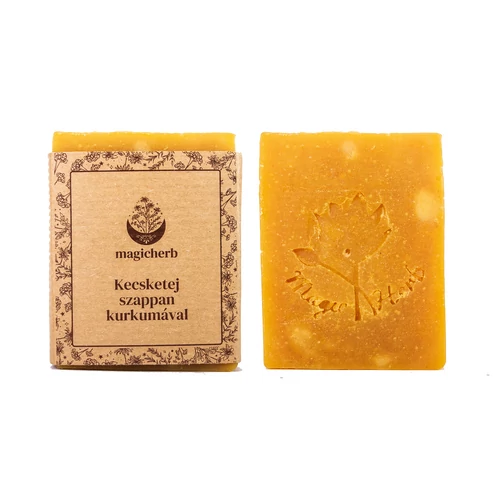 Kecsketej szappan kurkumával