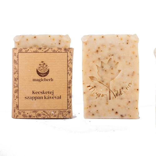Kecsketej szappan kávéval