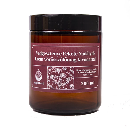 Vadgesztenye Feketenadálytő krém vörösszőlőmag kivonattal viszeres problémákra 200 ml