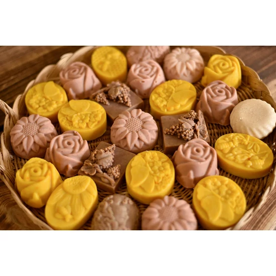 Kecsketejes rózsa szappan