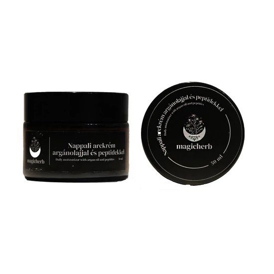 Tápláló nappali arckrém Argán olajjal és peptidekkel és  50 ml
