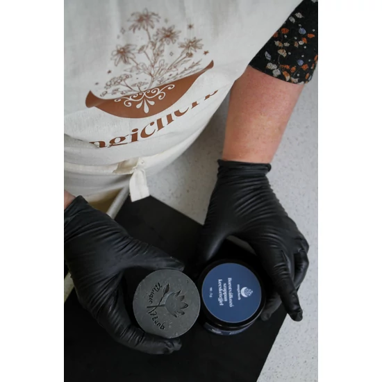 Borotválkozó szappan kecsketejjel zárható dobozban