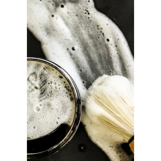 Borotválkozó szappan kecsketejjel zárható dobozban