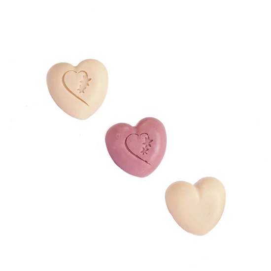 Szív alakú kecsketejes natúr szappan